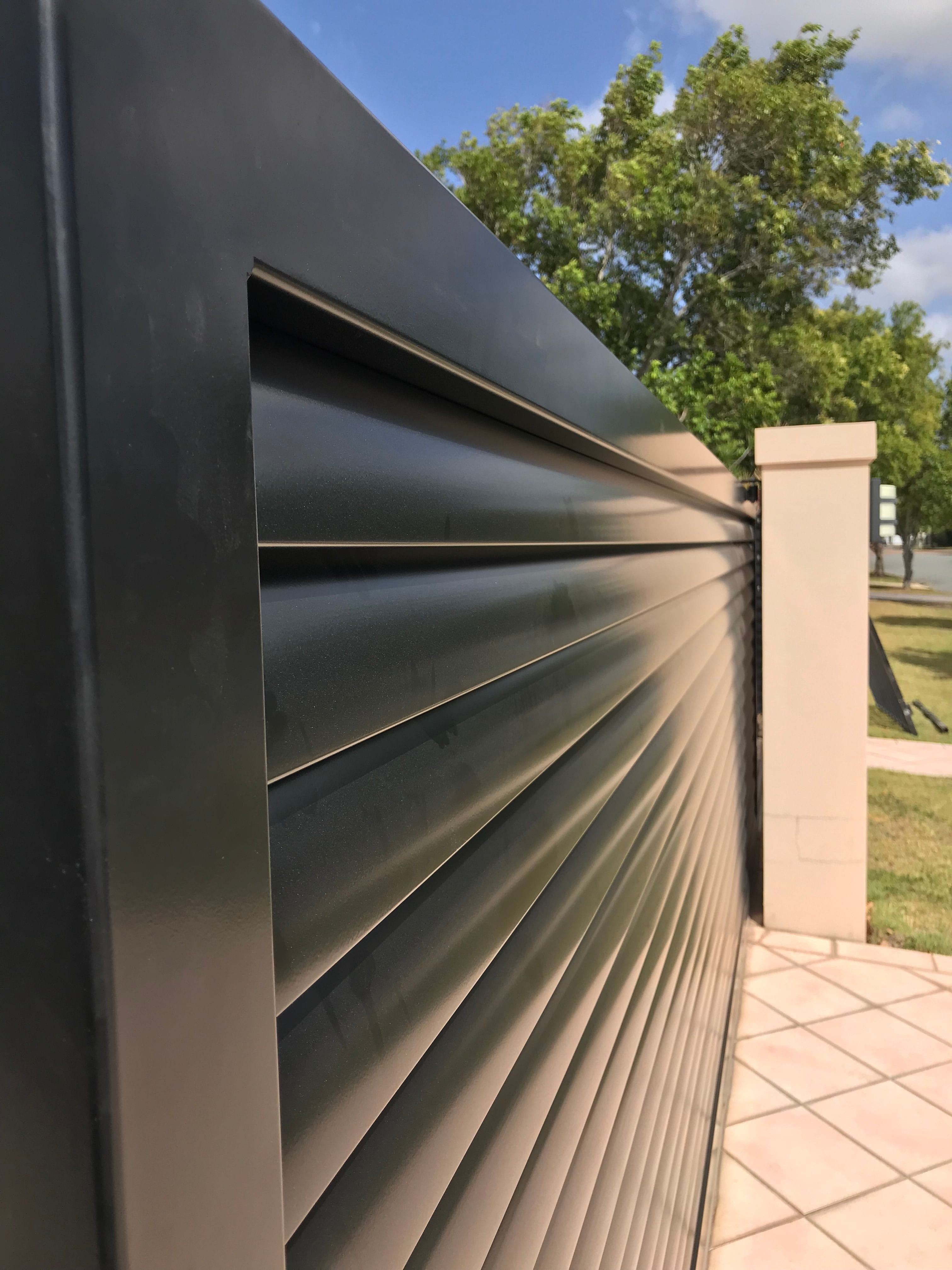 Aluminium Louvered Gates